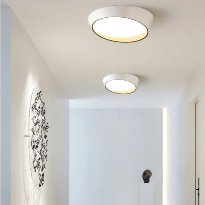 Modern Mia ceiling light by Residence Supply featuring a sleek design with a frosted glass shade and metal finish.