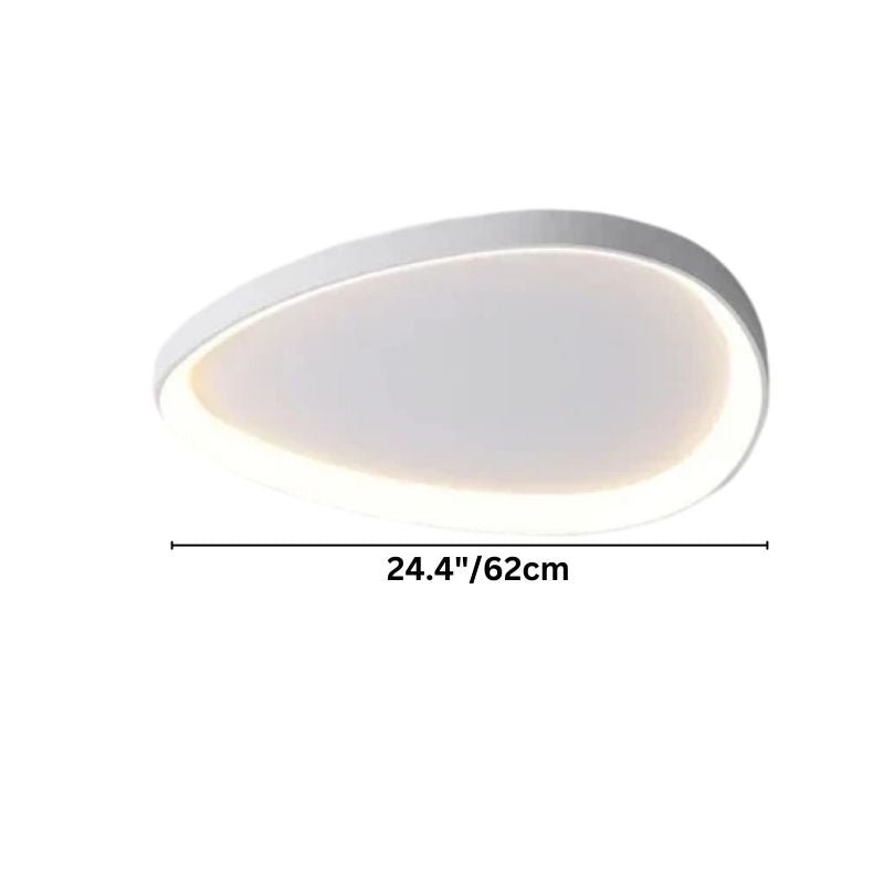 Mila ceiling light by Residence Supply featuring a modern design with a sleek metal finish and integrated LED illumination.