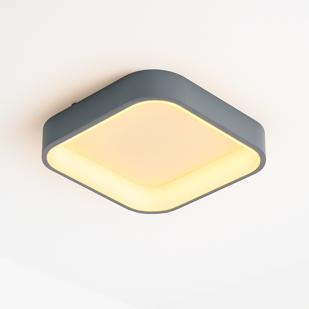 Modern Miray Ceiling Light by Residence Supply, featuring a sleek metal frame and frosted glass diffuser for stylish illumination.