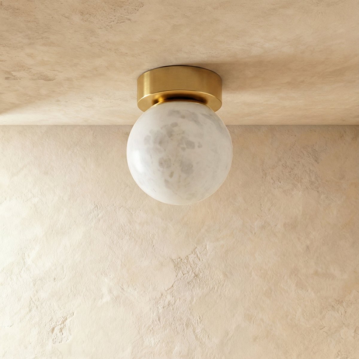 Modern Mirea Ceiling Light by Residence Supply with sleek design and warm illumination, ideal for living rooms or bedrooms.