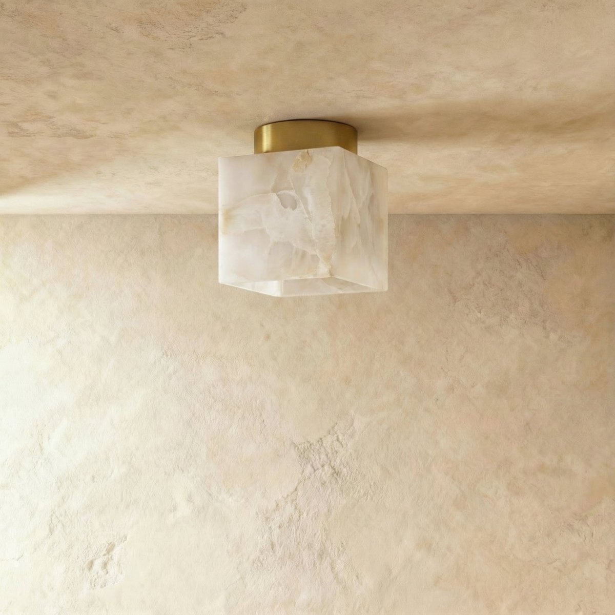 Modern Mirea ceiling light from Residence Supply with a sleek design and warm illumination, ideal for contemporary interior spaces.