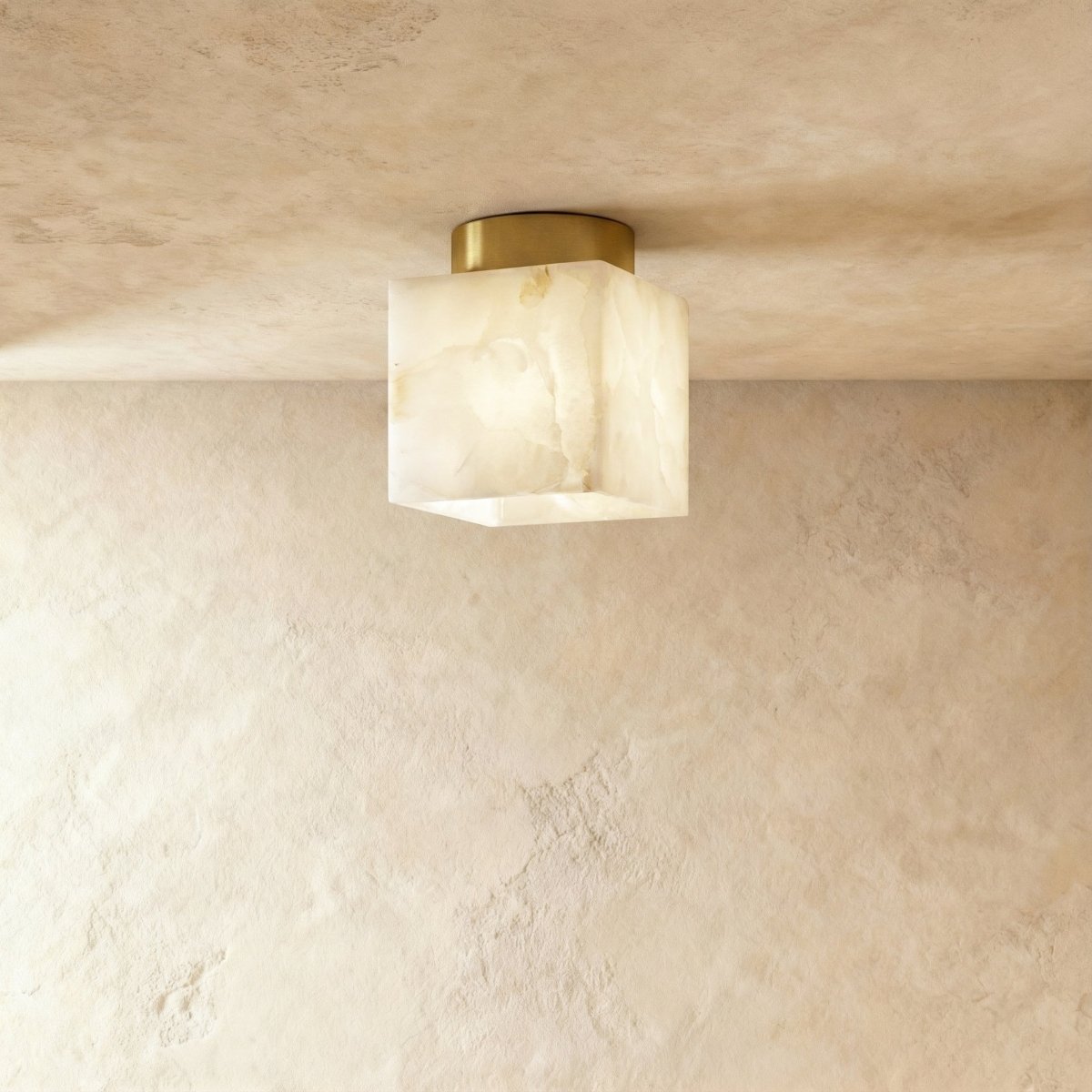 Modern Mirea ceiling light by Residence Supply with sleek design and ambient lighting for living spaces.