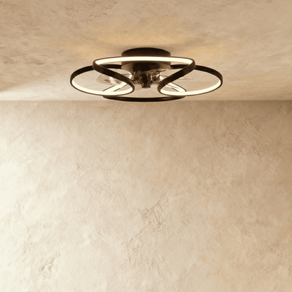 Modern Mirwaha ceiling light and fan by Residence Supply, featuring a sleek design with integrated lighting and air circulation.