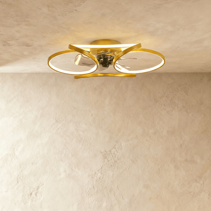 Modern Mirwaha ceiling light and fan by Residence Supply, featuring sleek design with integrated lighting and air circulation.