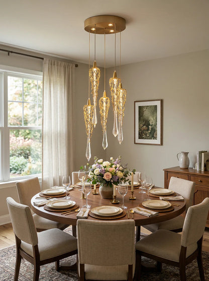 Modern Branched Chandelier