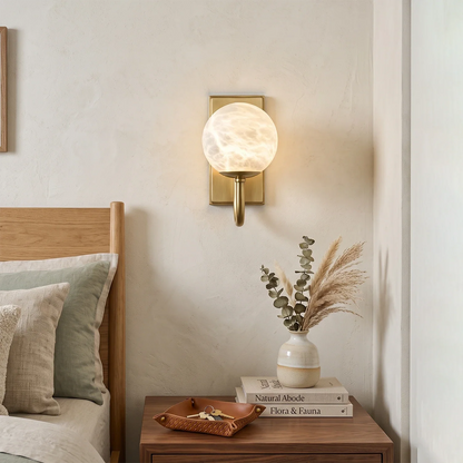 Modern Simple Alabaster Wall Lamp
