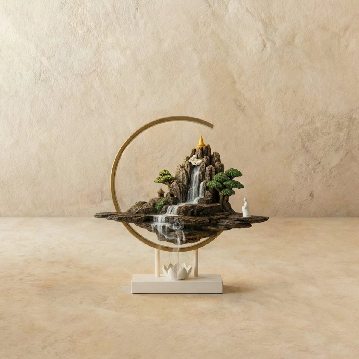 Moonlit Incense Burner Table Lamp - Nuvé