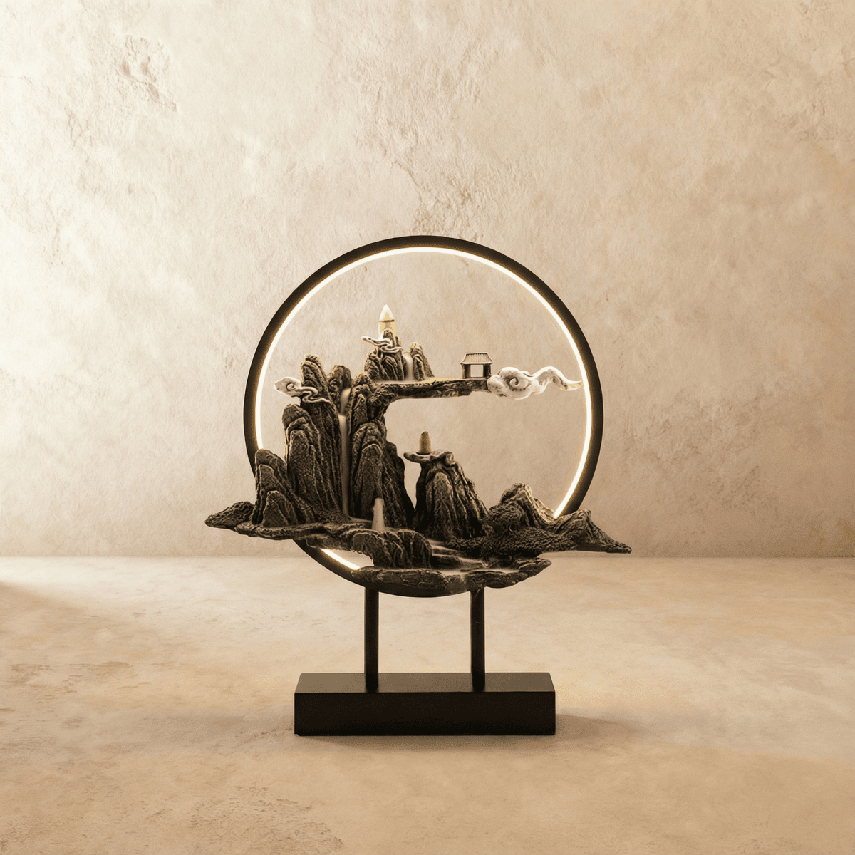 Moonlit Incense Burner Table Lamp - Nuvé