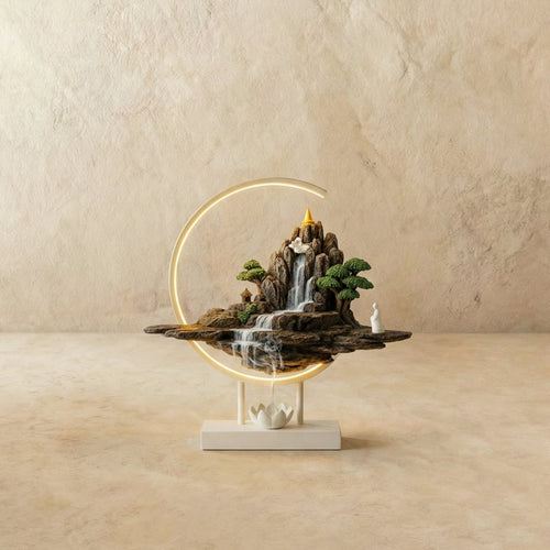 Moonlit Incense Burner Table Lamp - Nuvé