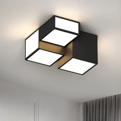 Mukab ceiling light by Residence Supply, featuring modern design with a sleek, circular shape and diffused LED illumination.