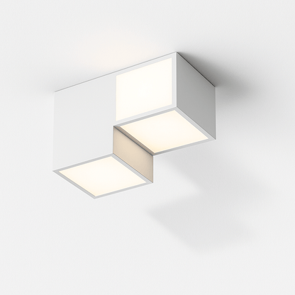 Modern Mukab ceiling light fixture by Residence Supply featuring a sleek design and warm illumination for contemporary interiors.