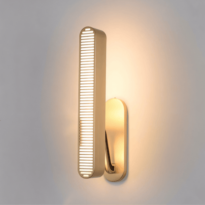 Elegant Munira wall lamp by Residence Supply with a sleek design, mounted on a wall, ideal for modern interior lighting.