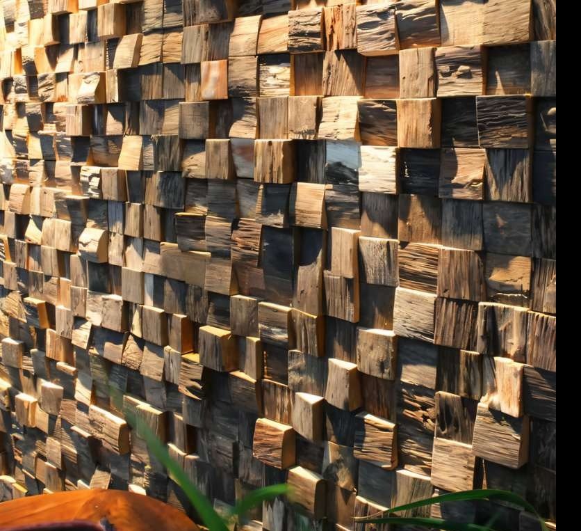 Residence Supply Muram Wall Panel, decorative textured wall art for home and garden interior decor, showcasing intricate design details.