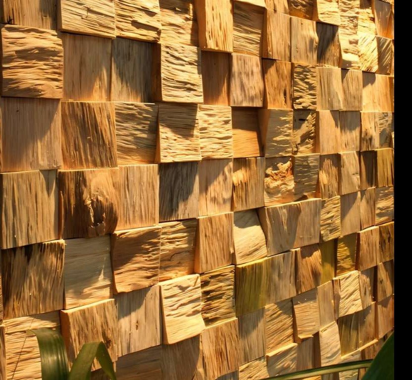 Residence Supply Muram wall panel featuring textured geometric design for modern home and garden wall decor.
