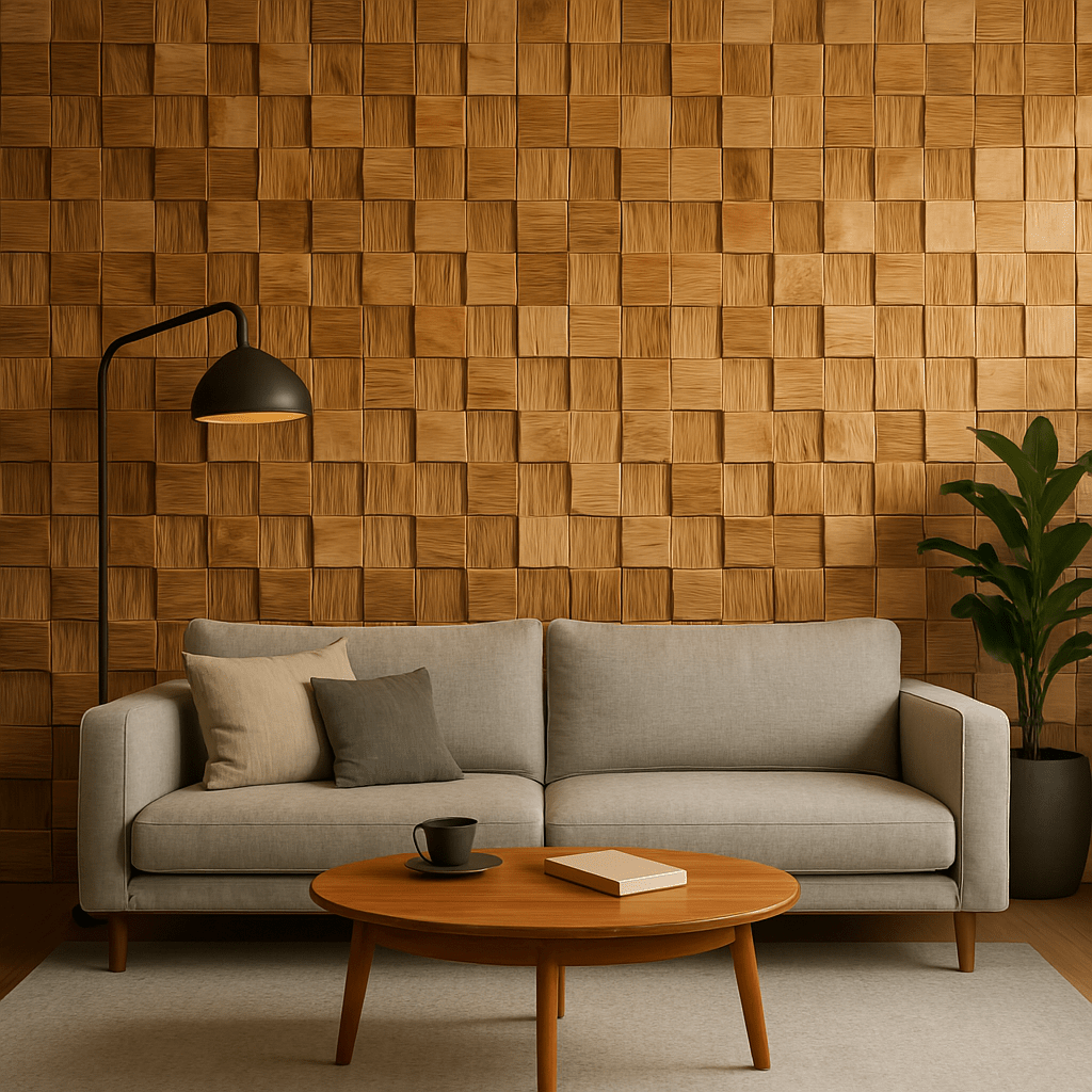 Decorative Muram Wall Panel from Residence Supply featuring textured geometric patterns for modern home wall decor.