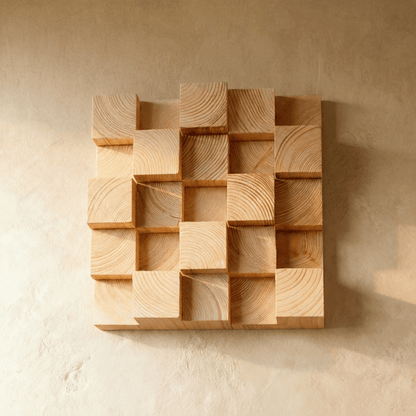 Decorative Muram wall panel by Residence Supply, featuring textured geometric patterns for modern home wall decor.