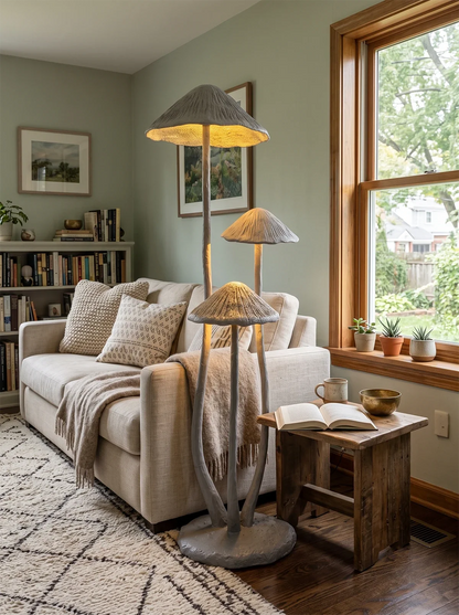 Mushroom Sculpture Floor Lamp