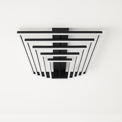Naia ceiling light by Residence Supply featuring a modern design with a sleek metallic finish and integrated LED lighting.
