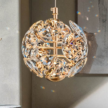 Naqi Crystal Wall Lamp by Residence Supply featuring elegant crystal accents and a sleek modern design for stylish lighting.