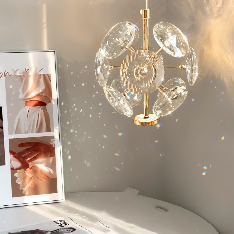 Naqi Crystal Wall Lamp by Residence Supply featuring elegant crystal details and sleek metal finish for stylish home lighting.
