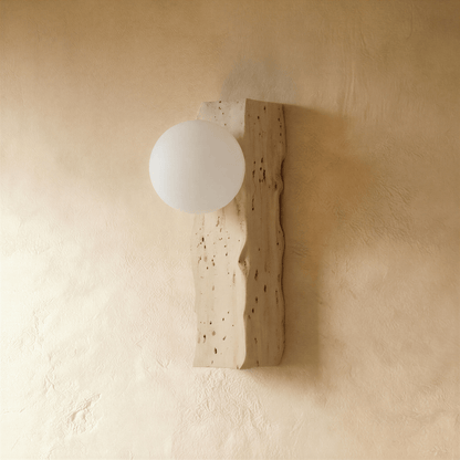 Modern Narvi Wall Lamp by Residence Supply featuring sleek design and ambient lighting for stylish home decor.