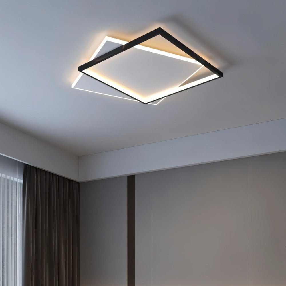 Modern Neirin Ceiling Light by Residence Supply with sleek design and warm LED glow, ideal for living rooms or bedrooms.