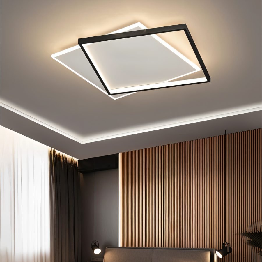 Neirin ceiling light by Residence Supply featuring a modern design with a sleek metal finish and glass shade for ambient lighting.