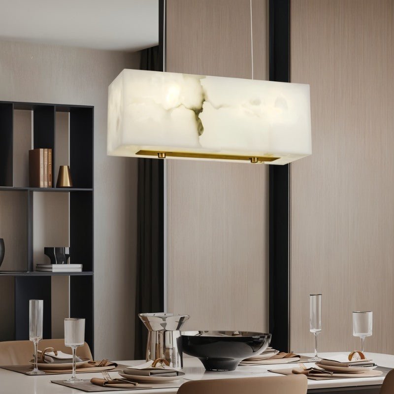 Nekhen Alabaster Chandelier Light - Nuvé