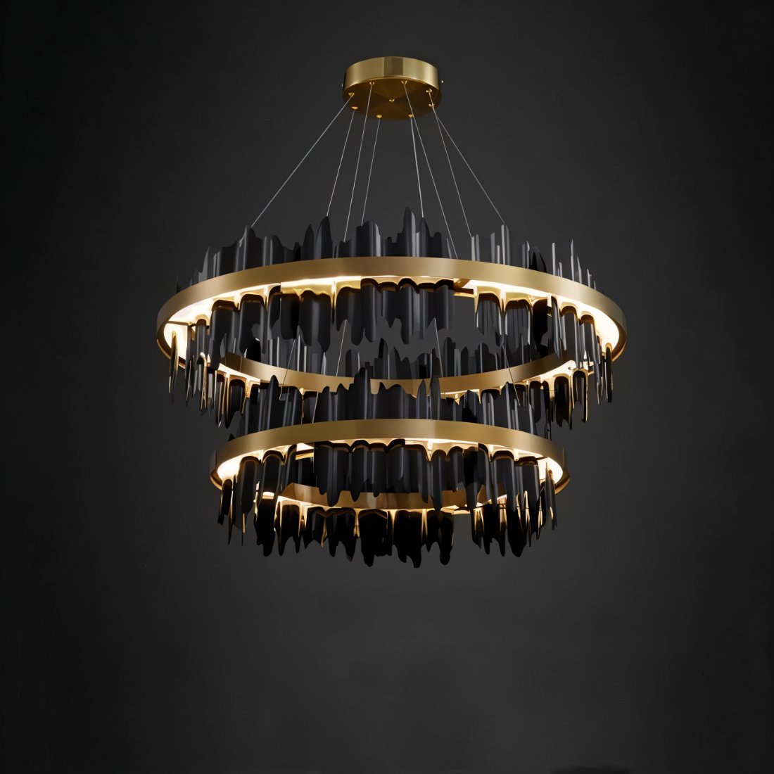 Ninda Tiered Round Chandelier - Nuvé