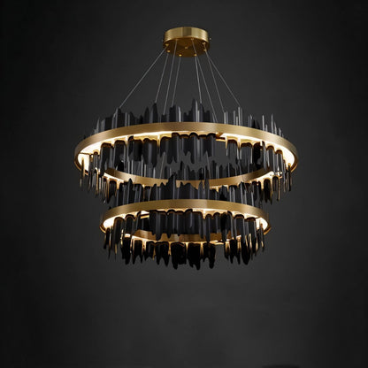 Ninda Tiered Round Chandelier - Nuvé