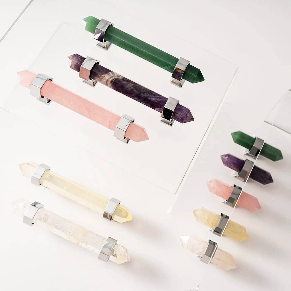 Nizag Crystal Knob & Pull Bar - Nuvé