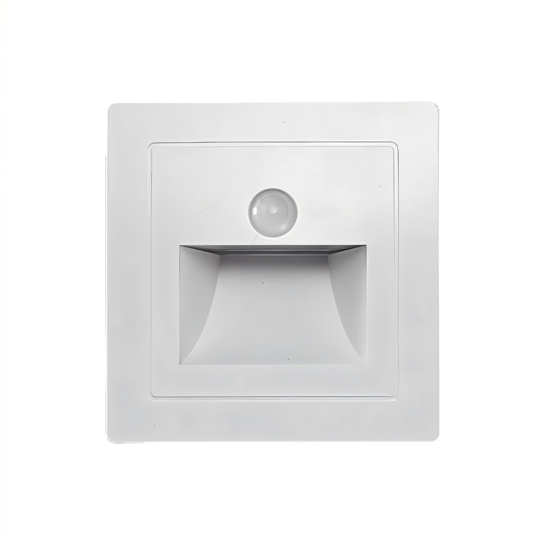 Residence Supply Noa Stair Light illuminating a staircase with a sleek, modern design and warm LED lighting.