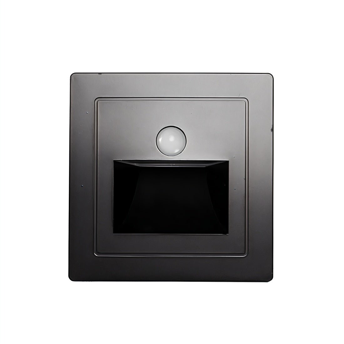 Noa Stair Light by Residence Supply mounted on a staircase wall, providing subtle, modern illumination for safety and style.