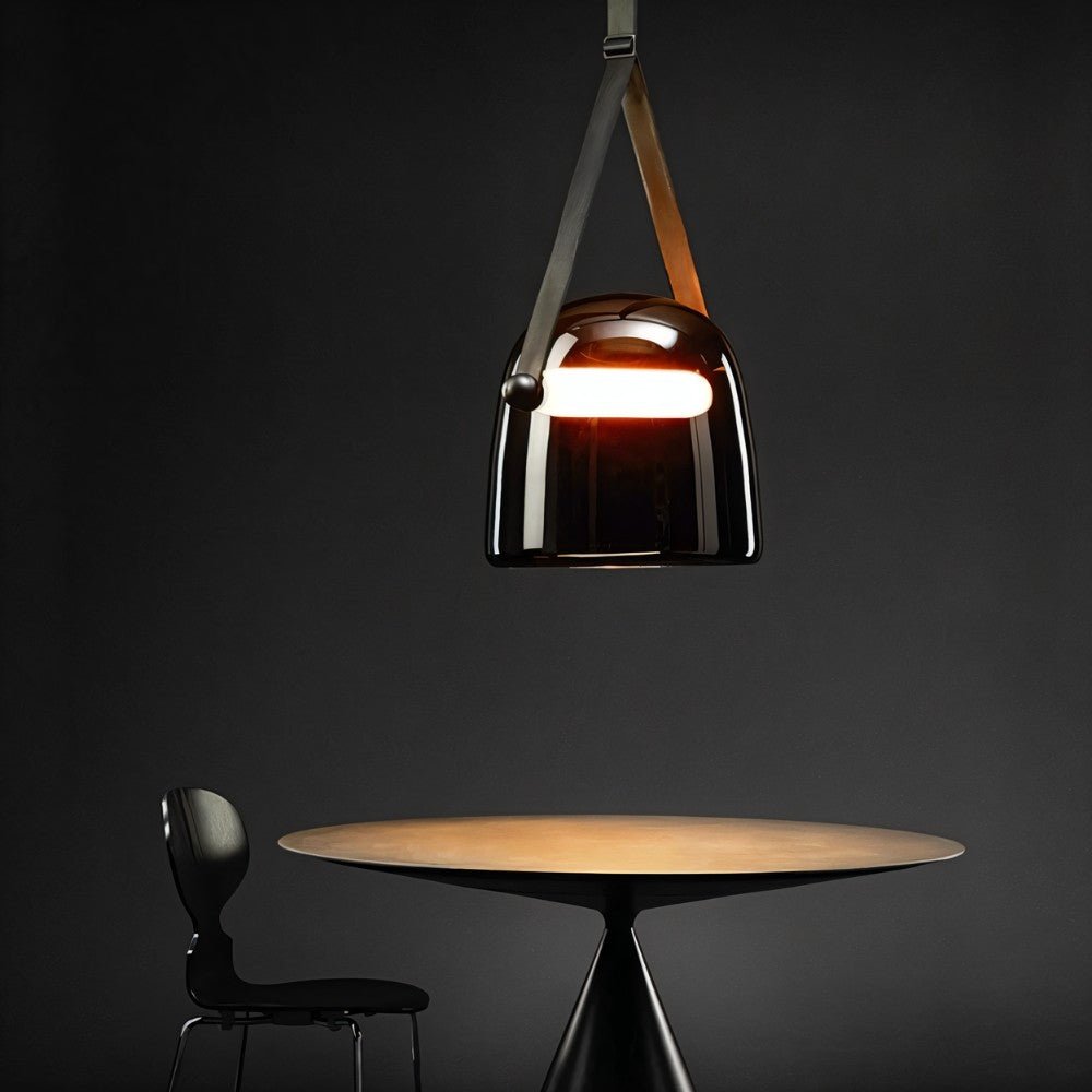 Nola Pendant Light by Residence Supply, modern hanging light fixture with sleek design and metal finish, suitable for contemporary interiors.