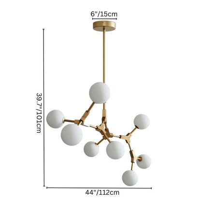 Elegant Noxira chandelier by Residence Supply featuring intricate metalwork and multiple light bulbs in a modern design.