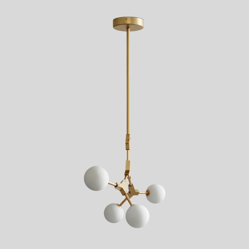 Elegant Noxira chandelier by Residence Supply featuring multiple hanging glass pendants and a sleek modern design.