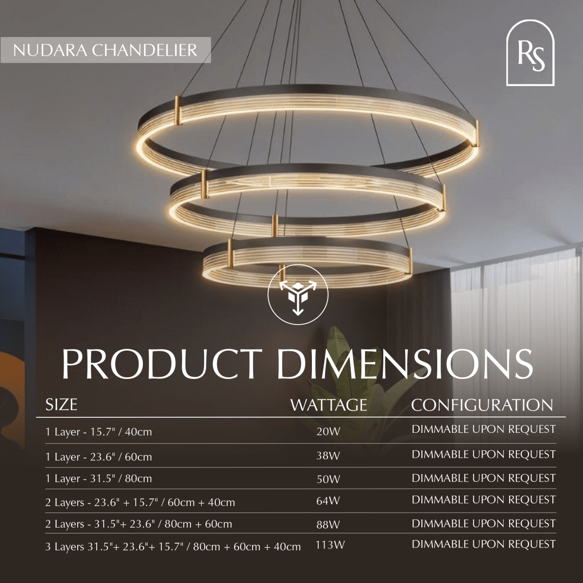 Nudara Chandelier
