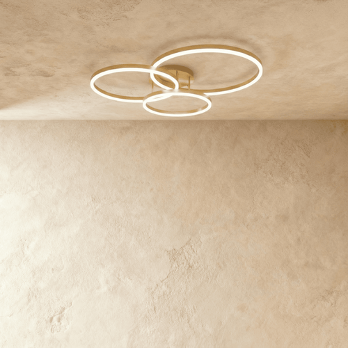 Modern Nuri Ceiling Light by Residence Supply with sleek design and soft illumination, ideal for contemporary interior lighting.