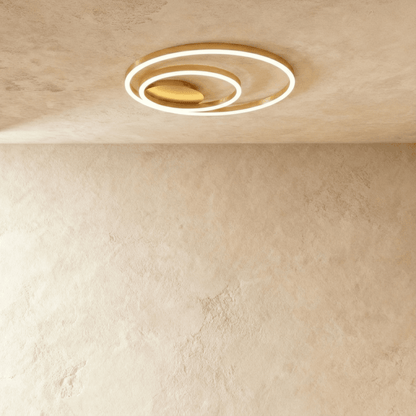 Modern Nuri ceiling light by Residence Supply, featuring a sleek design with a frosted glass shade and metal fixture for ambient lighting.