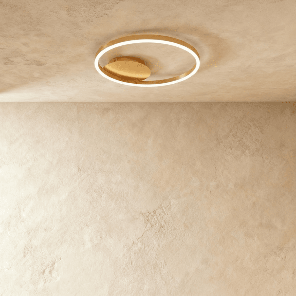 Nuri Ceiling Light by Residence Supply, modern round ceiling fixture with soft white glow and sleek design.