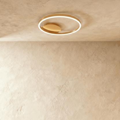 Nuri Ceiling Light by Residence Supply, modern round ceiling fixture with soft white glow and sleek design.