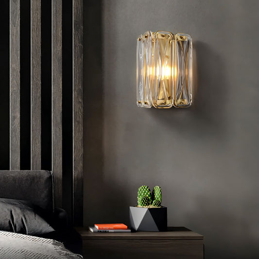 Nyvora wall lamp by Residence Supply featuring a sleek, modern design with a metallic finish and adjustable arm for versatile lighting.