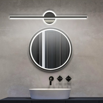 Modern Nyxtra Wall Lamp by Residence Supply, bathroom vanity lighting with sleek design and adjustable arm.