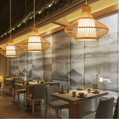 Oasis Rattan Pendant Light Collection - Nuvé