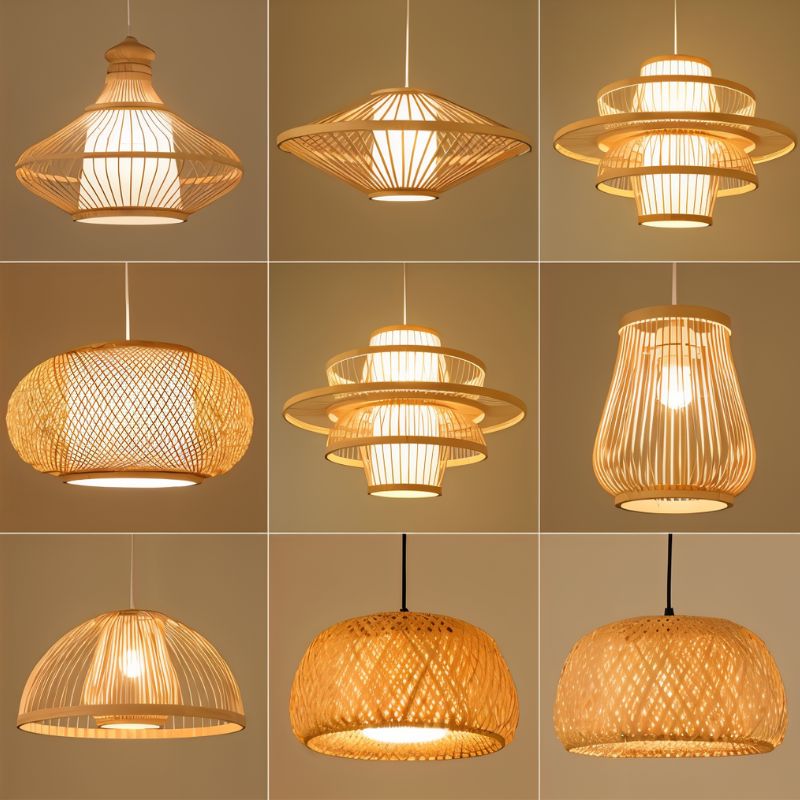 Oasis Rattan Pendant Light Collection - Nuvé