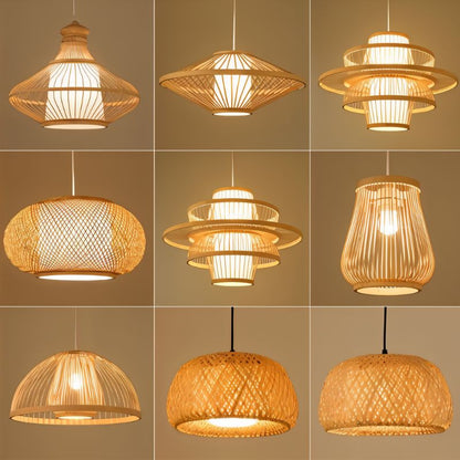 Oasis Rattan Pendant Light Collection - Nuvé
