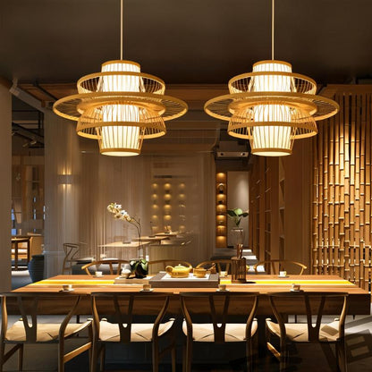 Oasis Rattan Pendant Light Collection - Nuvé