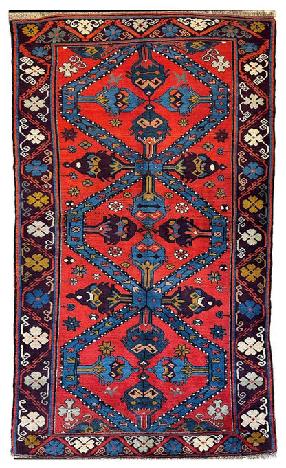 Old Derbent Dagestan Rug 4’ x 7’ - Nuvé