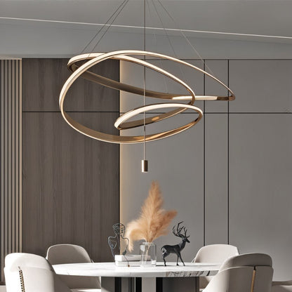 Olenna chandelier by Residence Supply featuring multiple glass orbs and metal frame, hanging light fixture for modern interior decor