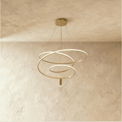 Olenna Chandelier by Residence Supply featuring multiple glass pendant lights and a sleek modern design for stylish lighting.